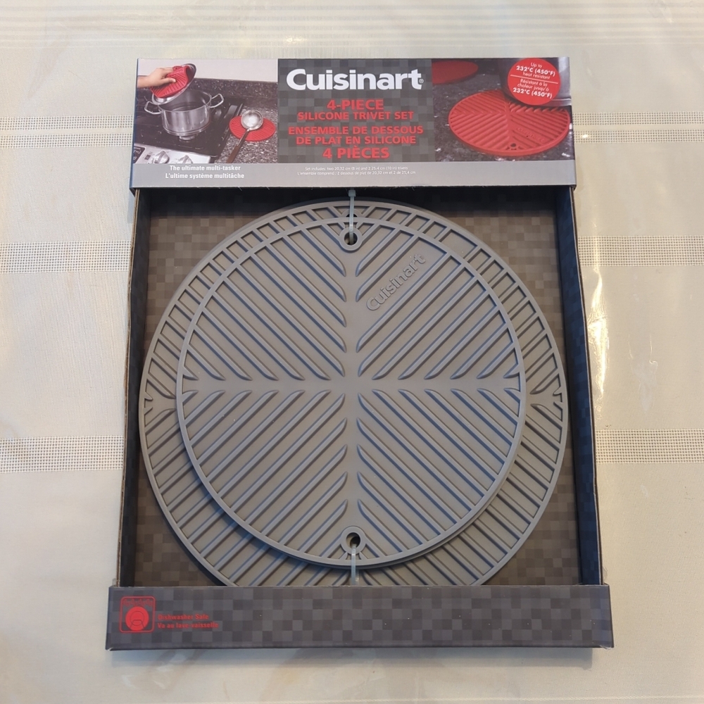 Cuisinart 4-Piece Silicone Trivet Set